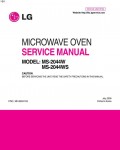 Сервисная инструкция LG MS-2044W, MS-2044WS