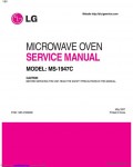 Сервисная инструкция LG MS1947C