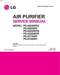Сервисная инструкция LG PS-N550WP, PS-N700WP, PS-N770WP-S-B-R