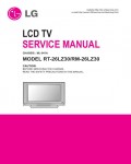 Сервисная инструкция LG RT-26LZ30, ML-041A chassis