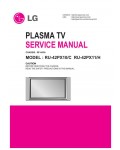 Сервисная инструкция LG RU-42PX10, RF-043A chassis