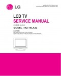 Сервисная инструкция LG RZ-15LA32, ML-024A chassis