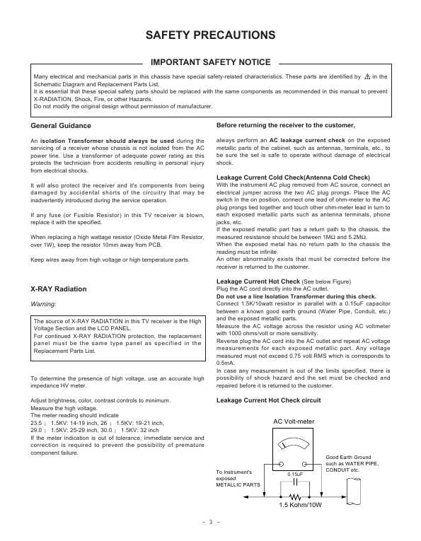 Сервисная инструкция LG RZ-26LZ30, ML-041A