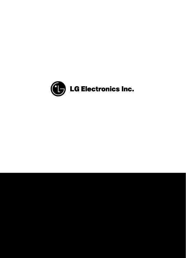 Сервисная инструкция LG WD-1016, WD-8016, WD-9016, WD-6516