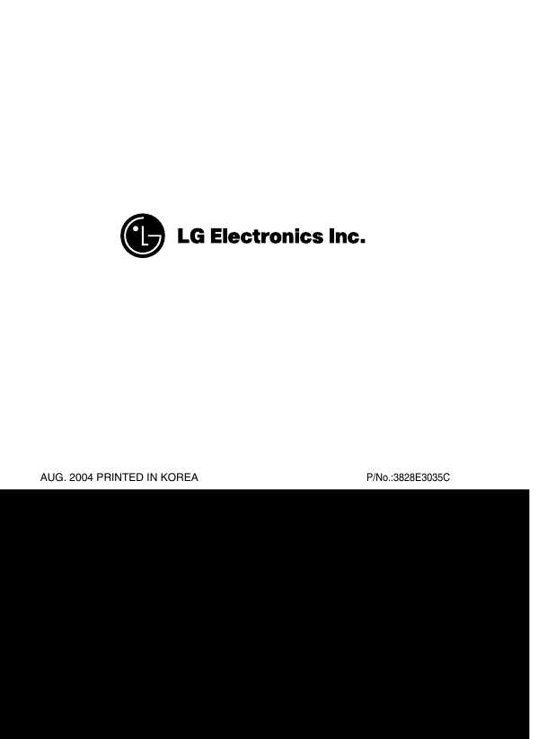 Сервисная инструкция LG WD-1227RD