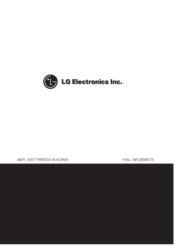 Сервисная инструкция LG WDD16517BD