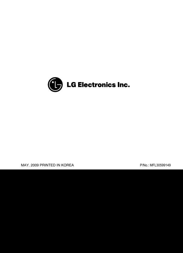Сервисная инструкция LG WM2050C