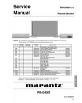 Сервисная инструкция Marantz PD-4240D