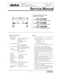 Сервисная инструкция Clarion PT-2770F, 2798F, 2829R