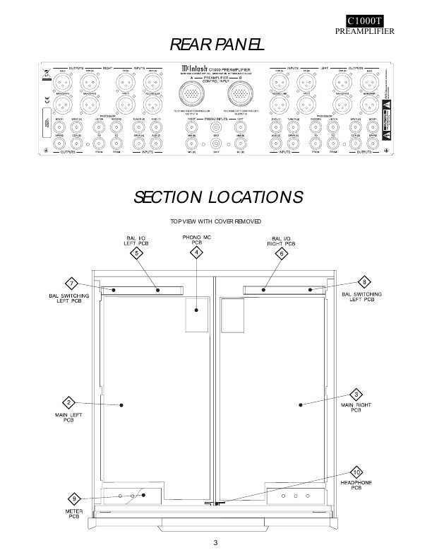 Сервисная инструкция McIntosh C1000T