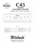 Сервисная инструкция McIntosh C45