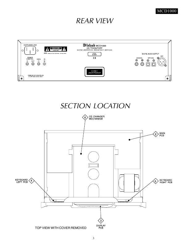 Сервисная инструкция McIntosh MCD1000