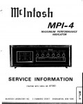Сервисная инструкция McIntosh MPI4