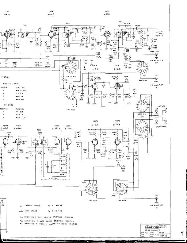 Сервисная инструкция McIntosh MR66