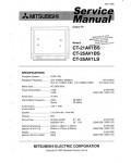 Сервисная инструкция Mitsubishi CT-21AV1, CT-25AV1