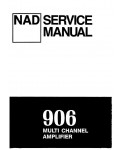 Сервисная инструкция NAD 906