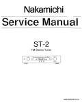 Сервисная инструкция NAKAMICHI ST-2