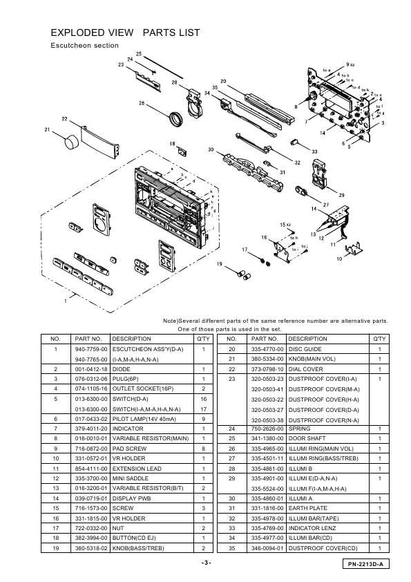 Сервисная инструкция Clarion PN-2213D