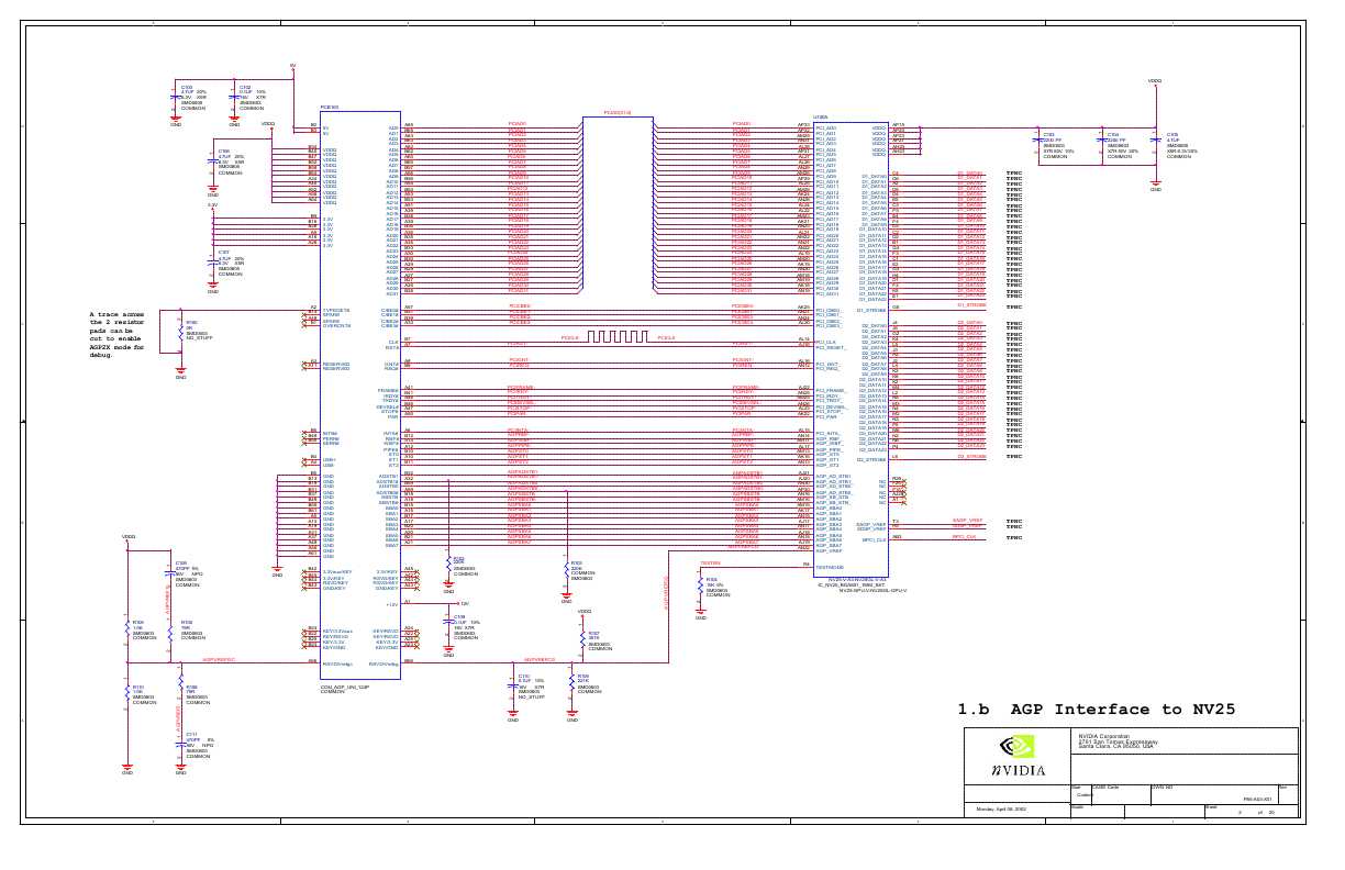 Схема NVIDIA P85-A03-X02