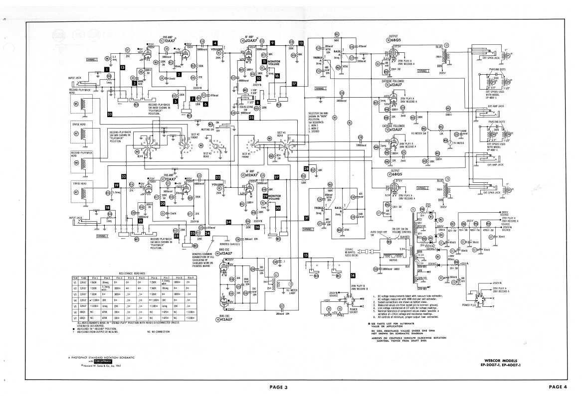 Сервисная инструкция WEBCOR EP-2007-1, EP-4007-1