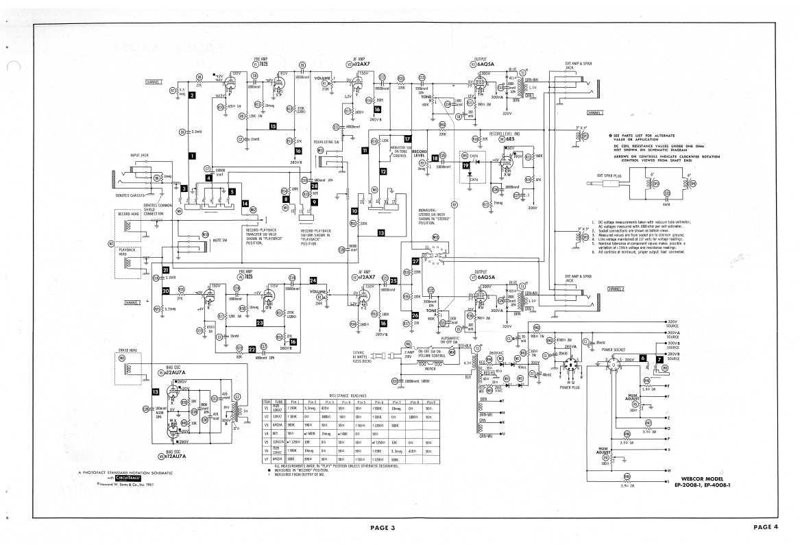 Сервисная инструкция WEBCOR EP-2008-1, EP-4008-1