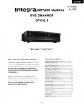 Сервисная инструкция Onkyo DPC-6.1 Integra