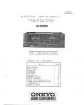 Сервисная инструкция Onkyo M-506RS