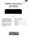 Сервисная инструкция Onkyo P-3160