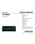 Сервисная инструкция ONKYO TX-NR545