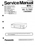Сервисная инструкция Panasonic AG-TL700E, B