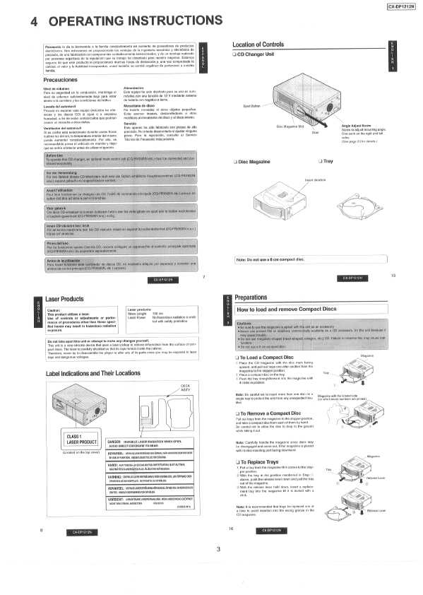 Сервисная инструкция Panasonic CX-DP1212N