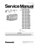 Сервисная инструкция Panasonic HDC-SD100