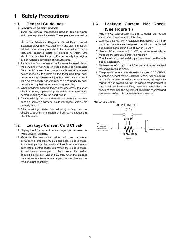 Сервисная инструкция Panasonic HX-DC10 VOL.1