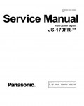 Сервисная инструкция Panasonic JS-170FR-XX