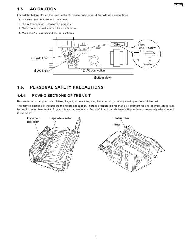 Panasonic Kx-fp81    -  7