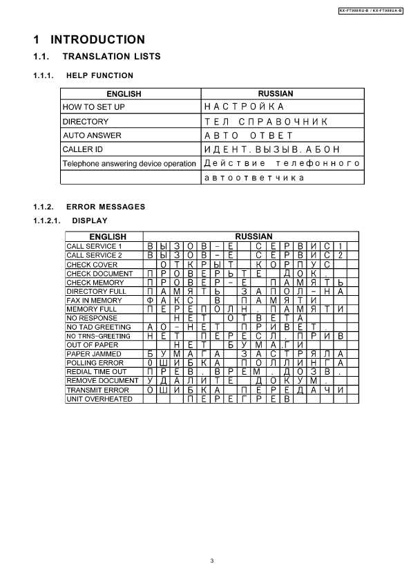 Сервисная инструкция Panasonic KX-FT908
