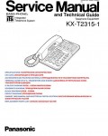 Сервисная инструкция Panasonic KX-T2315
