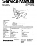 Сервисная инструкция Panasonic KX-T3000