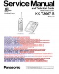 Сервисная инструкция Panasonic KX-T3967B