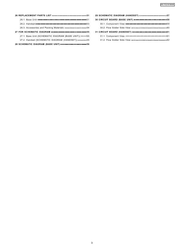 Сервисная инструкция Panasonic KX-TC2101BXB