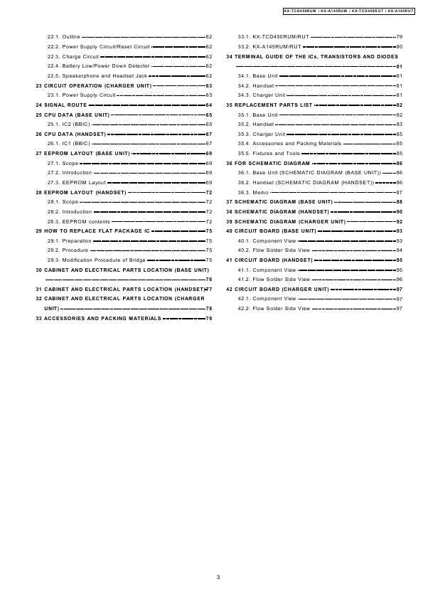 Сервисная инструкция Panasonic KX-TCD450RUM, KX-TCD450RUT