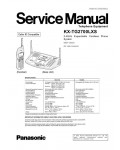 Сервисная инструкция Panasonic KX-TG2700LXS
