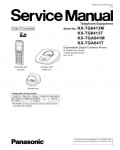 Сервисная инструкция Panasonic KX-TG6413M, KX-TG6413T