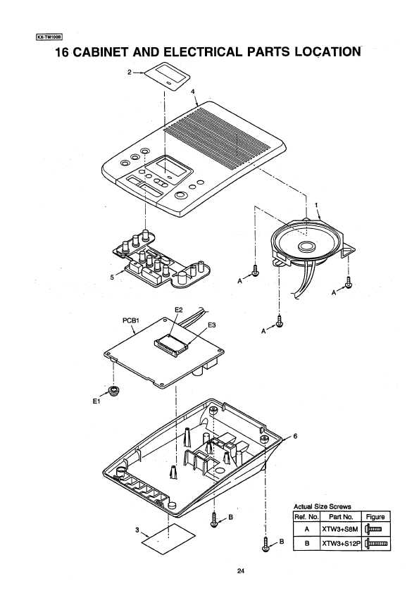 Сервисная инструкция Panasonic KX-TM100B