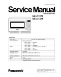 Сервисная инструкция Panasonic NE-C1275, NE-C1475