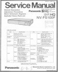 Сервисная инструкция PANASONIC NV-FS100F