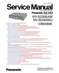 Сервисная инструкция Panasonic NV-SD300AM, NV-SD400EU