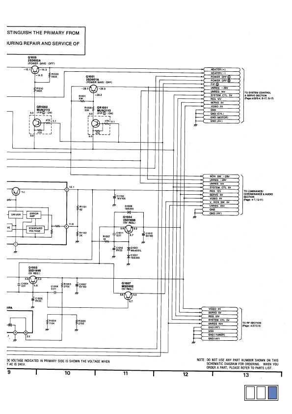 Сервисная инструкция Panasonic NV-SD350EE, NV-SD450EE (Схема)
