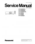 Сервисная инструкция Panasonic PT-F200E, PT-F200NT