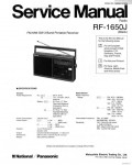 Сервисная инструкция PANASONIC RF-1650J